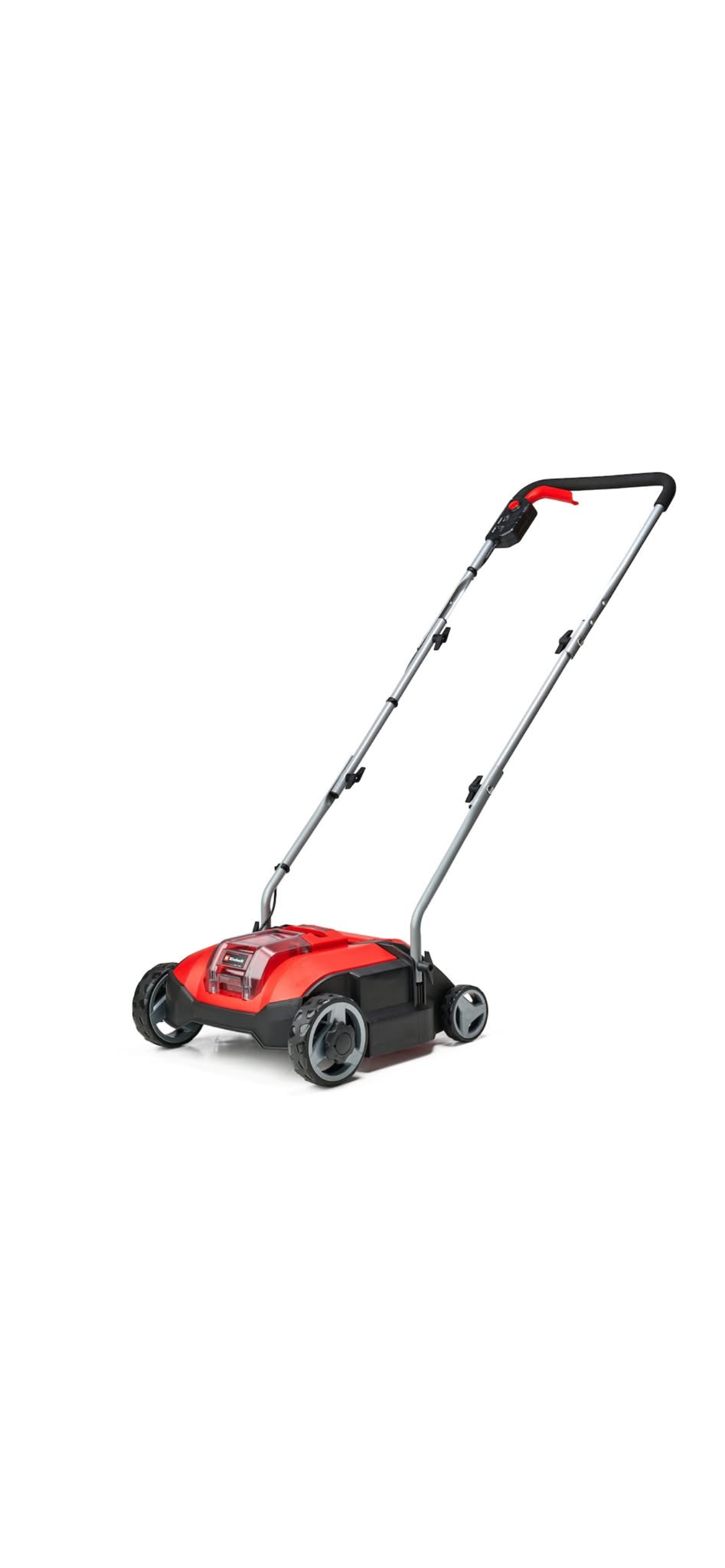 Scarificator/aerator electric pe acumulator pentru gazon Einhell Power X-Change GC-SC 18/28 Li-Solo, 18 V, 28 cm latime lucru, 12 lame, 3 trepte de lucru, fara acumulator si incarcator in setul de livrare