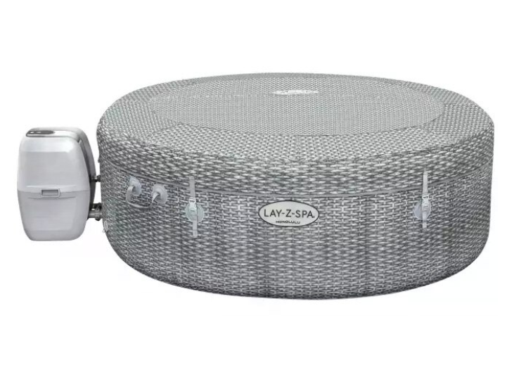 Jacuzzi Bestway, Lay-Z-Spa Honolulu AirJet cu hidromasaj, rotund 196 cm x 71 cm
