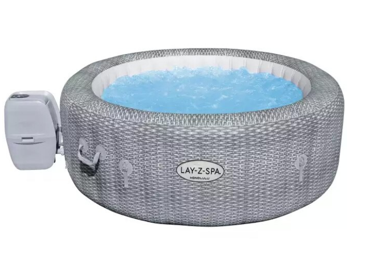 Jacuzzi Bestway, Lay-Z-Spa Honolulu AirJet cu hidromasaj, rotund 196 cm x 71 cm