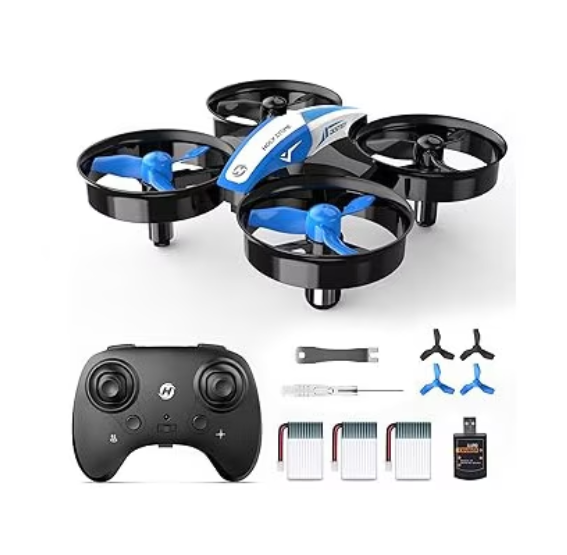 Drone Mini Holy Stone Hs210, Quadcopter, 3 baterii, timp zbor 21 minute, interior