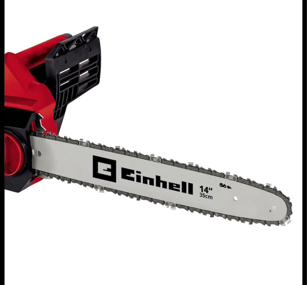 Drujba electrica (fierastrau) cu lant Einhell GH-EC 1835,putere 1800 W,lungime lama 35 cm,lama si lant Einhell, mecanism de actionare metallic